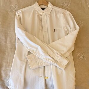 Ralph Lauren White Button Down Shirt